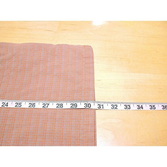 Columbia Mens Brown Rust Short Check Sleeve Collared Button Up Shirt Soft Sz XL - Picture 6 of 11